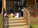 Eco-Classrooms Provide Free Flow Play Inside and Out Forming the Habits of a Lifetime