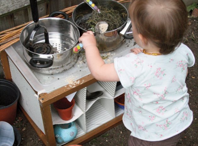 guttering water play