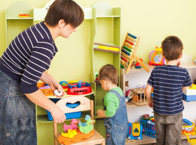 Children Cleaning