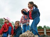 Families in the fresh air