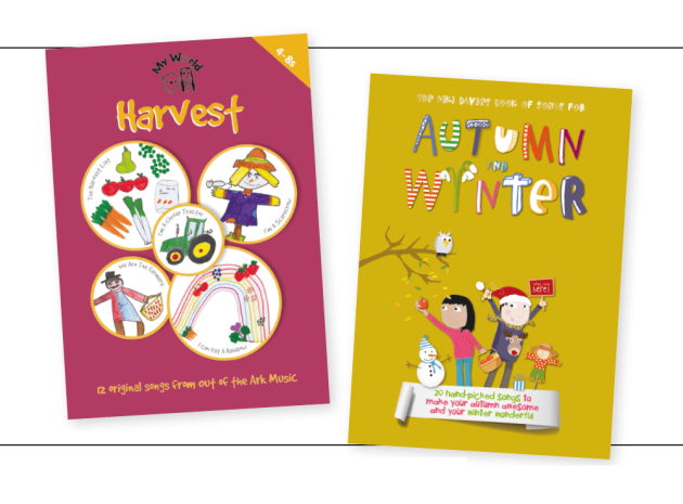 Product Review – My World: Harvest and The Niki Davies Book of Songs for Autumn and Winter from Out of the Ark Music