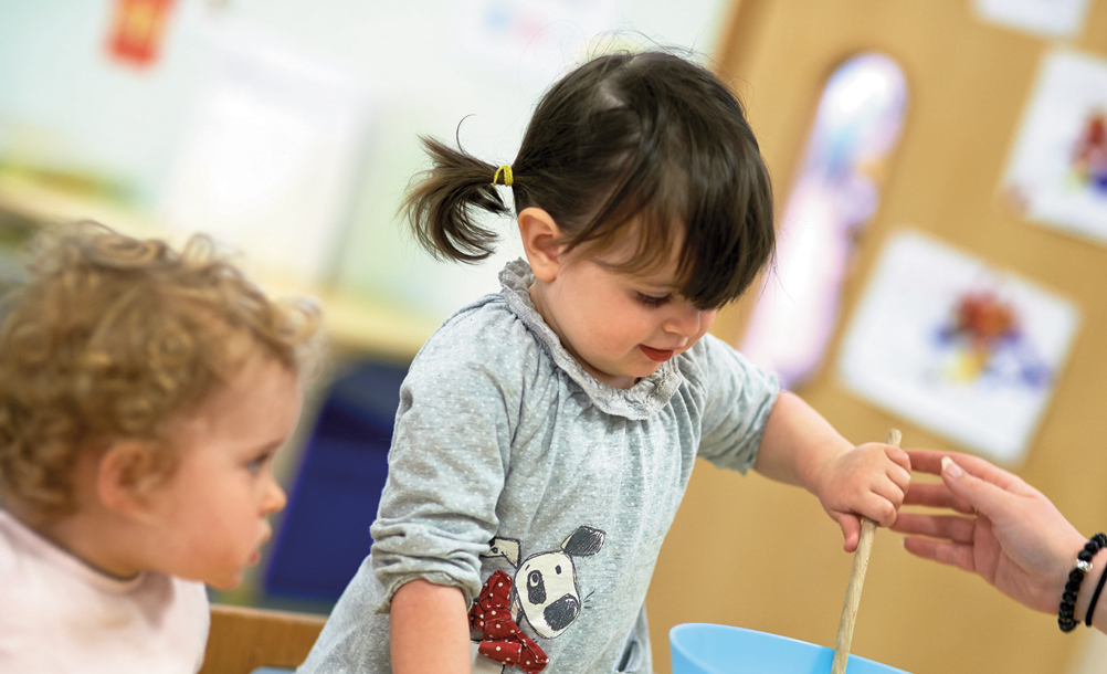 Baking at Nursery
