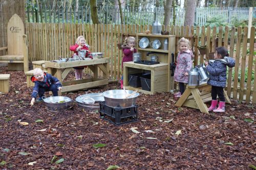 Metal containers from TTS make creating concoctions fun.