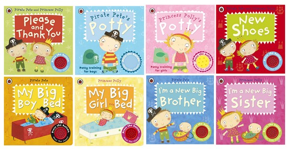 Ladybird’s Pirate Pete and Princess Polly books