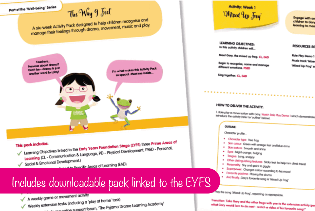 ‘The Way I Feel’ – A six-week, drama-based activity pack to boost wellbeing